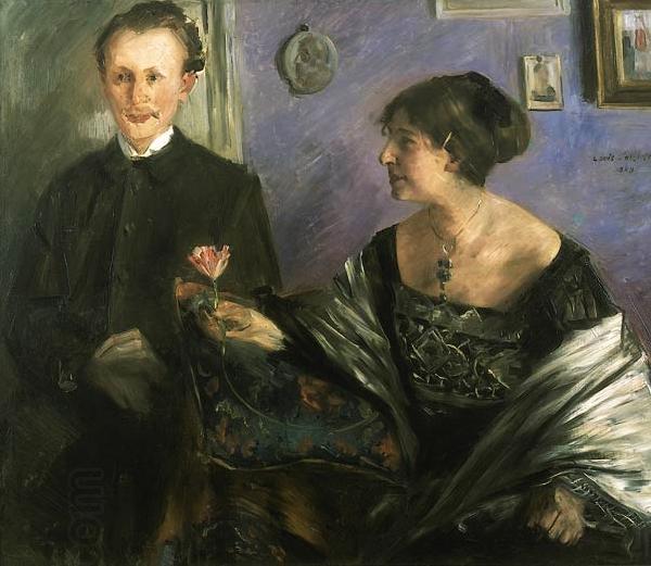 Lovis Corinth Portrait of the writer Georg Hirschfeld and his wife Ella oil painting picture